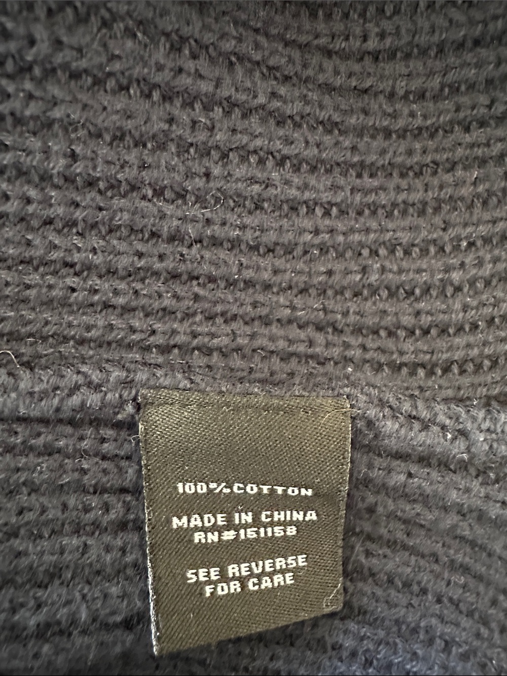 525 America Women's Navy Crewneck Ribbed Sweater - Picture 7 of 7